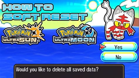 how to soft reset pokemon reborn|how to restart pokemon moon.